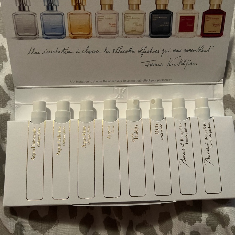 ***SOLD** was cross posted. Maison Francis Kurkdjian Paris discovery set.